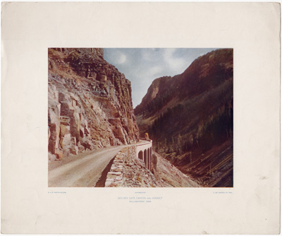 Golden Gate Canyon and Viaduct in Yellowstone National Park